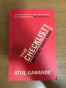 🆕 The Checklist Manifesto Book Paperback By Atul