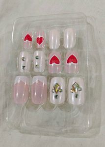 Pink Coquette Press-On Nails Set of 12