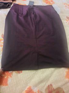 Shein Magenta pencil Skirt