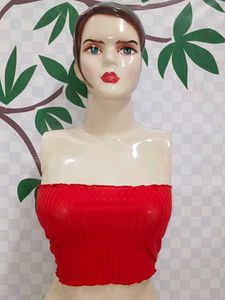 (1000)Red Tube Top
