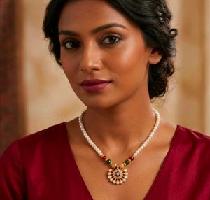 Elegant Pearl Necklace with Pendant