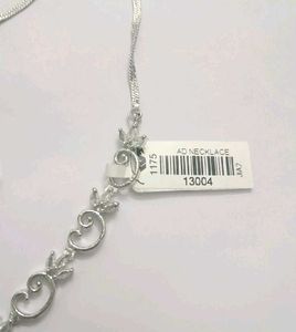 Elegant Blue Stone Necklace &amp; Earring Set