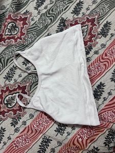 Ribbed Cropped Tank Top