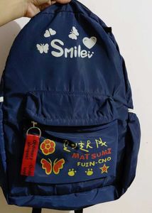 Cute Navy Blue Backpack