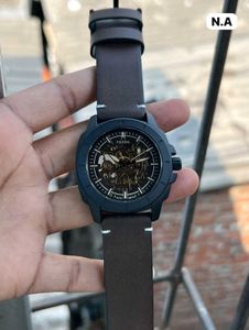 Fossil Automatic Watch with Leather Strap PREMIUM