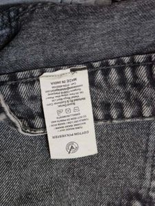 Grey Wash Cargo Jeans