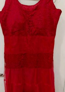 Elegant Red Kurta