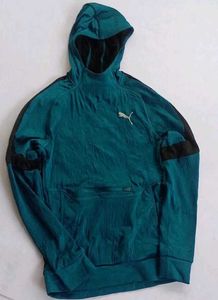 Puma Teal Hooded Sweatshirt