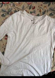 CELIO Long Sleeve Henley T-Shirt