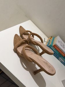 Stylish Suede Mules