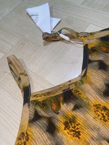 Floral Maxi Dress with strap to tighten up size m