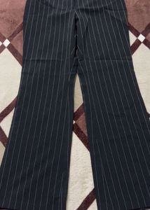 Pinstripe Flare Pants