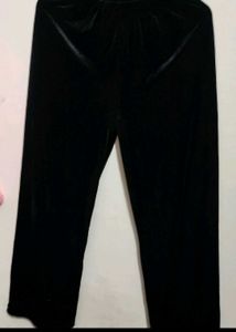 Black Silk Legging Plazo For 32 Waist