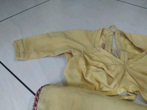 Yellow Lehenga Choli Set with Dupatta