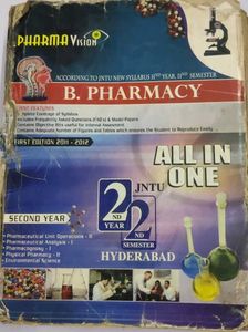 B. Pharmacy JNTU All in one 2yrs second s