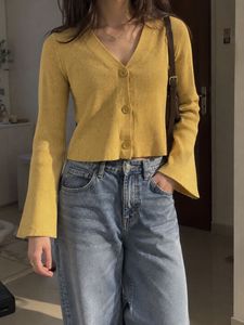 beige flared cardigan
