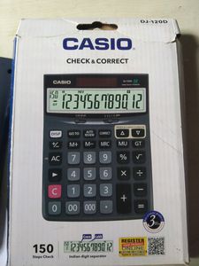 Casio DJ-120D 150 Steps Check and Correct Desktop