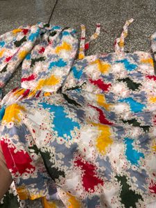 Colorful Printed Sharara Suit