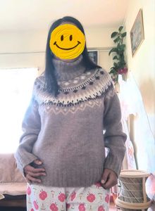 Cozy Fair Isle Turtleneck Sweater