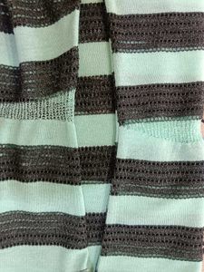 Striped Top with Lace Detail
