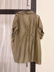 Chic Oversized Satin Shirt