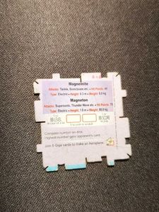 Big babol Pokemon Magnemite giga card collectible