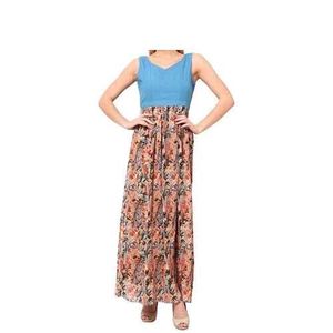 Maxi Dress with Floral Print