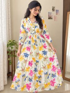Chic Floral Print Maxi Dress