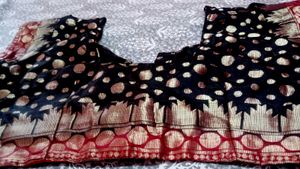 Stylish Black &amp; Gold Polka Dot Blouse