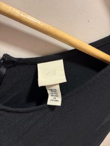 H&amp;M Chic Black Cutout Midi Dress
