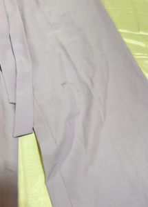 Lavender Wide-Leg Cropped Pants