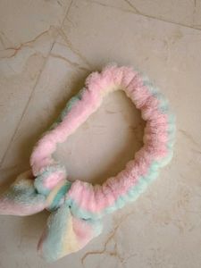 Fluffy Rainbow Headband