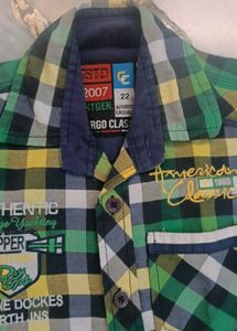 44. Checked Shirt for Boys