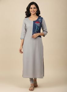 Women's Kurta Embroided