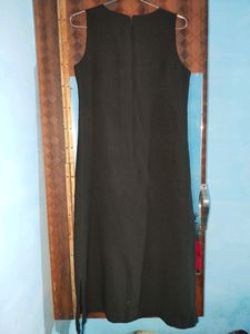 Long black One Piece dress For Girls