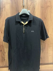 BOSS Black Short Sleeve Polo Shirt