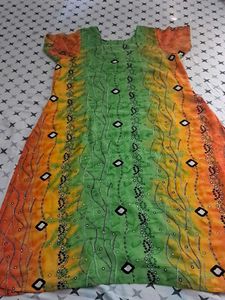 Vibrant Ombre Print Kurta
