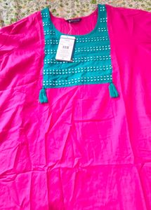 New With Tag Mirror Work Kurta