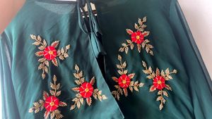 Bottle Green Gown