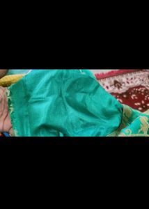 Stunning Green Brocade Ethnic Gown