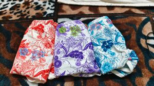 Floral Print Cotton Briefs - Pack of 3