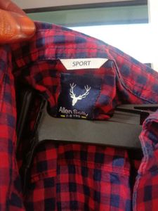 Allen Solly Red & Blue Check Shirt