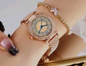 Rose Gold Women's Watch Sparkling Rhinestone Watc