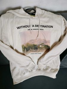 Cream Graphic Hoodie