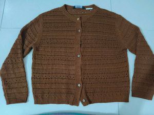 Must-Have Brown Knit Cardigan | ₹499