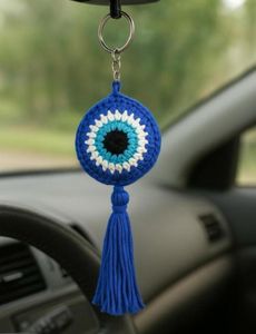 Handmade Evil Eye Keychain