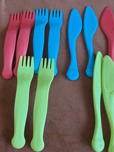Colorful Plastic cutlery Set