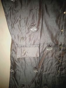Men's Grey Kurta