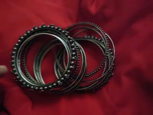 Women Girl Stylish Bangles Oxidised Jewellery