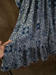 Bohemian Print Midi Dress